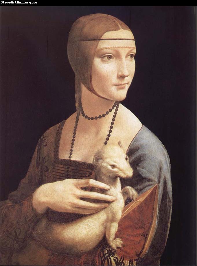 Leonardo  Da Vinci Lady with Emine